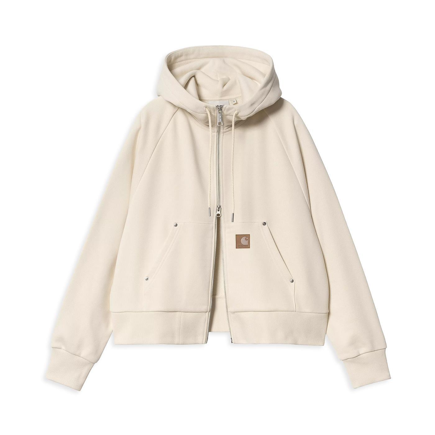 Carhartt WIP W Hooded Eldon Sweat Jacket Natural - I03437405XX