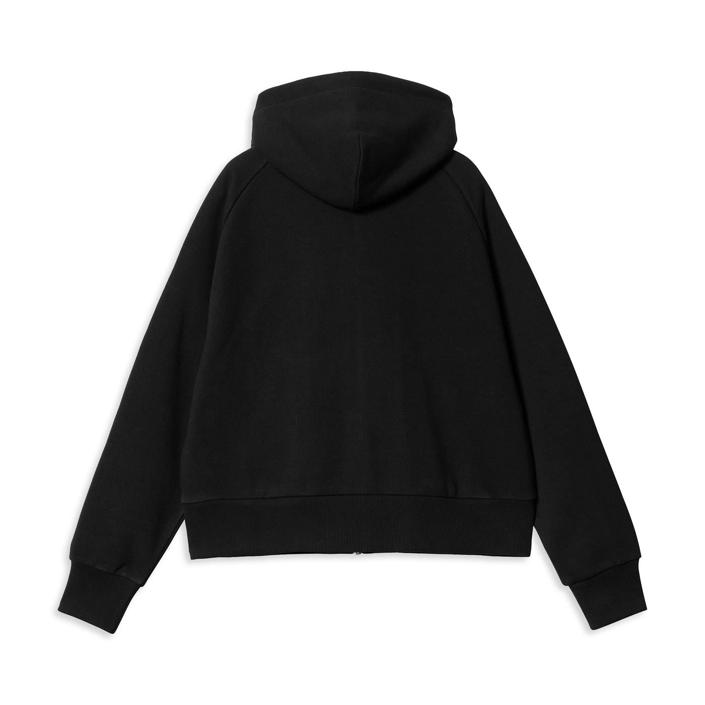 Carhartt WIP W Hooded Eldon Sweat Jacket Black - I03437489XX