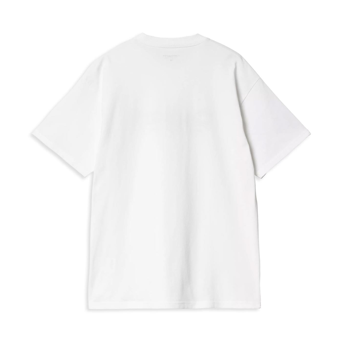 Carhartt WIP S/S Label Script T-Shirt White - I03442102XX
