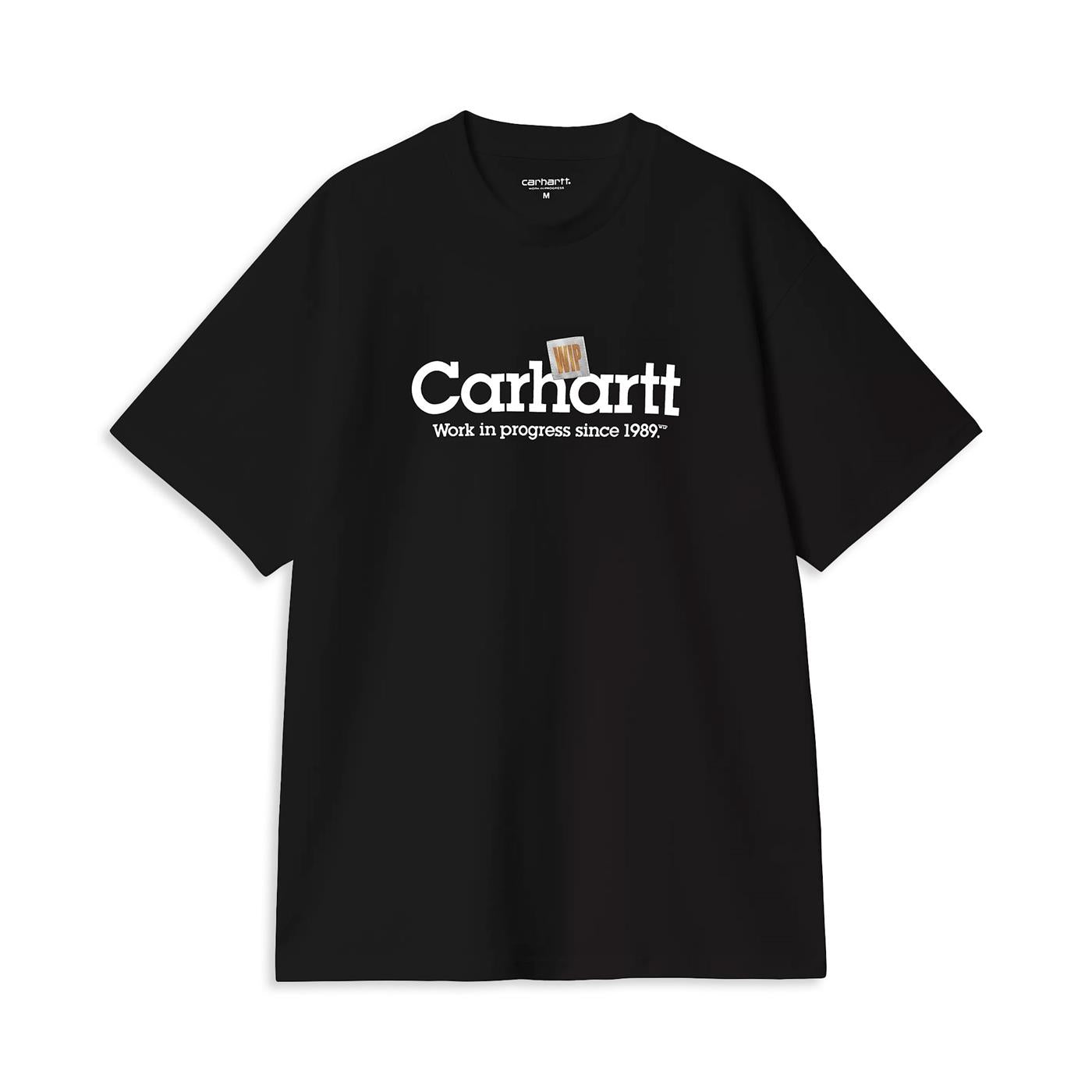 Carhartt WIP S/S Label Script T-Shirt Black - I03442189XX