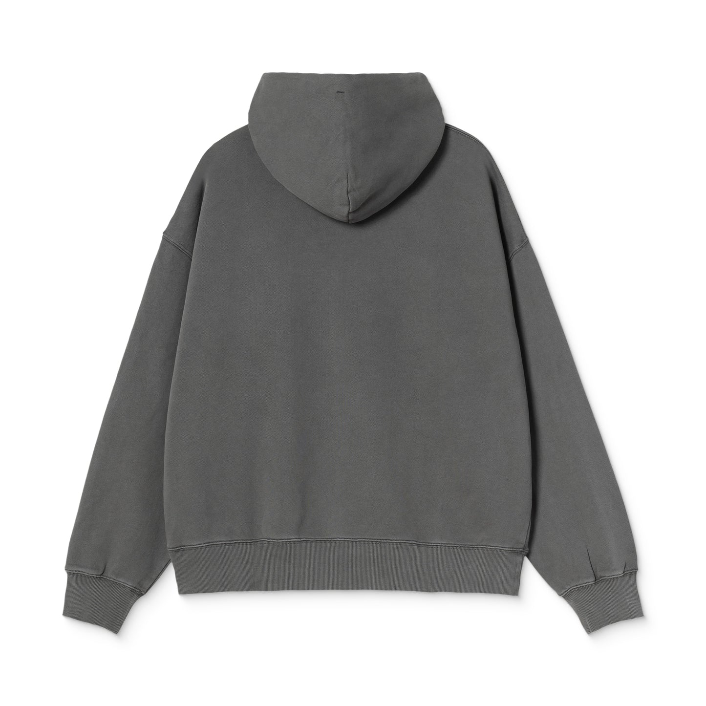 Carhartt WIP Hooded Benton Sweat Graphite garment dyed - I03458987GD