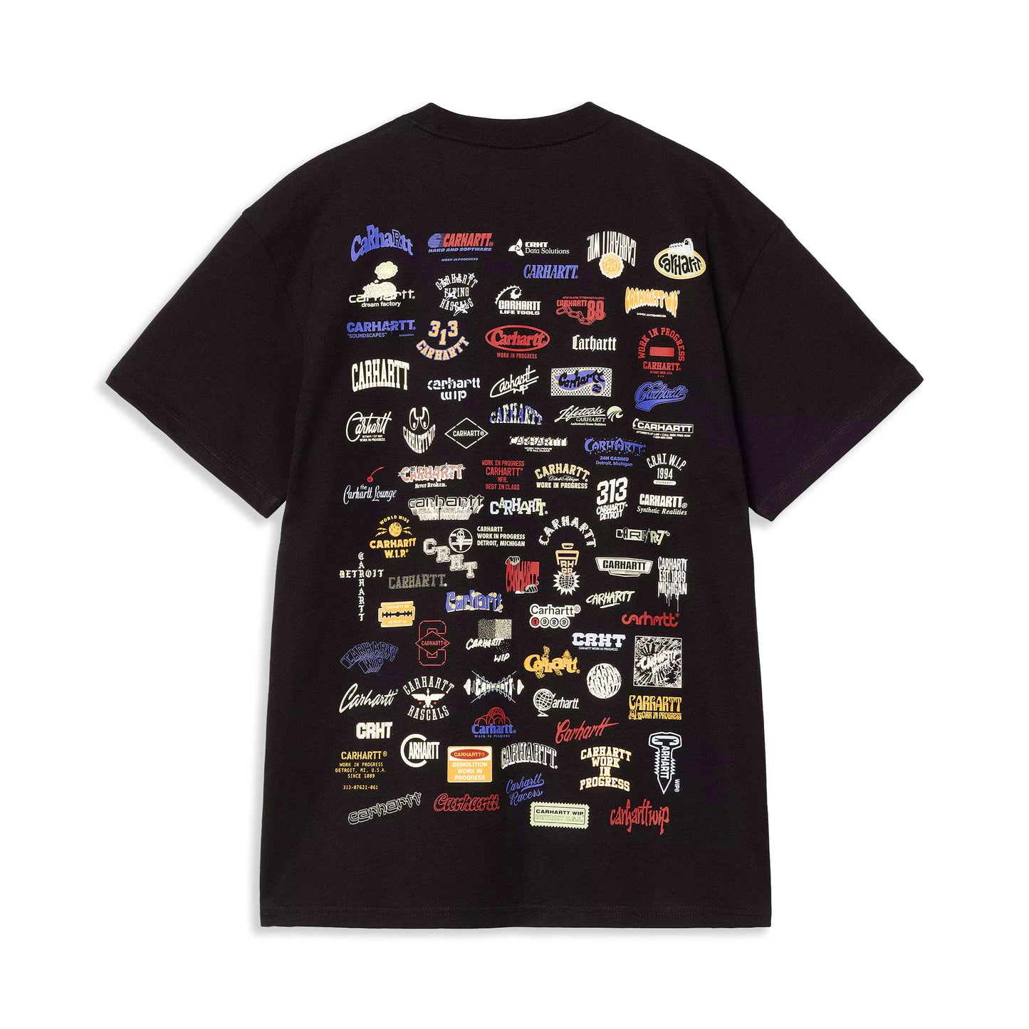 Carhartt WIP S/S Logo T-Shirt Black - I03464389XX