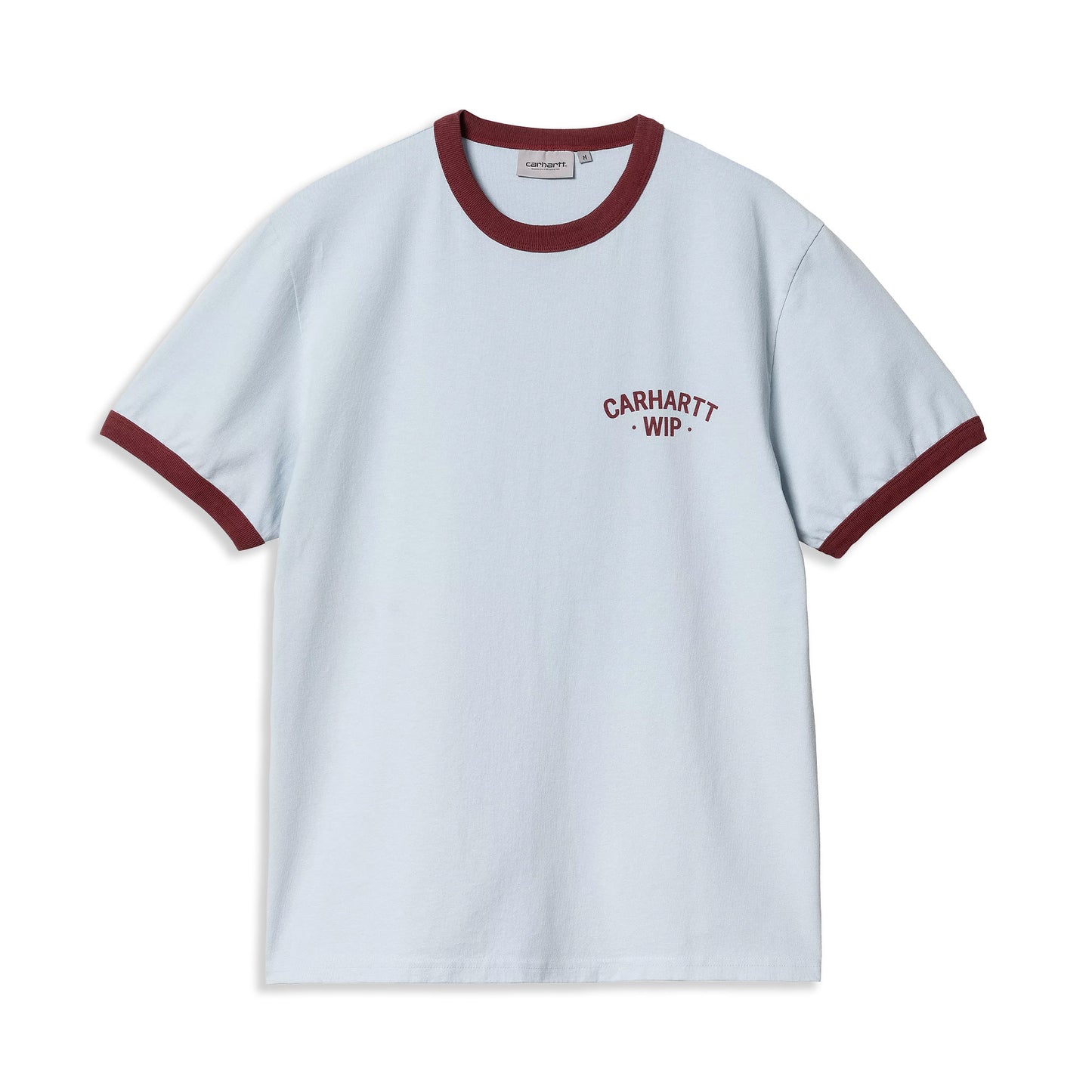Carhartt WIP S/S 89 Ringer T-Shirt Air Sky/Mulberry - I0347132X24G