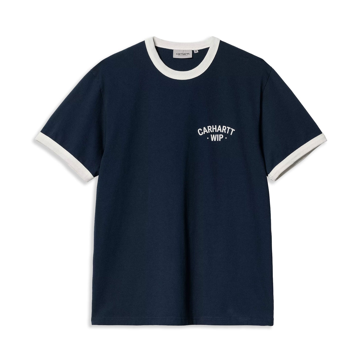 Carhartt WIP S/S 89 Ringer T-Shirt Ink/Wax heavy enzyme wash - I0347132X34G