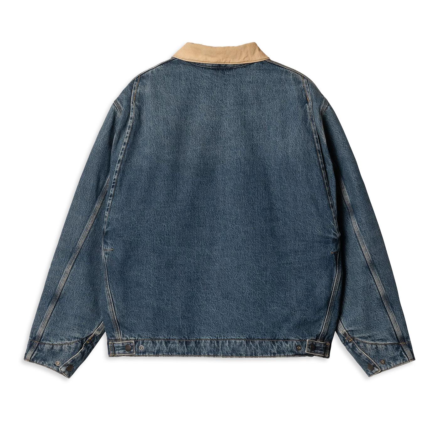 Carhartt WIP OG Detroit Jacket Blue/Dusty Hamilton Brown - I0347342XN4Q