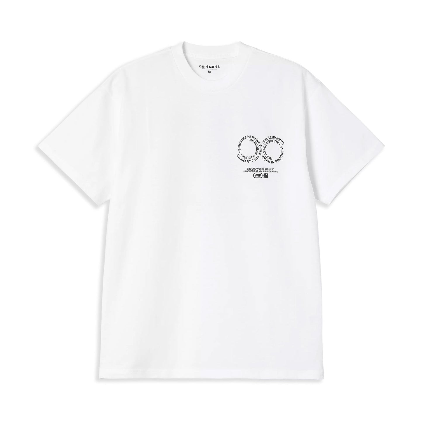 Carhartt WIP S/S Rotation T-Shirt White/Black - I03477200AXX