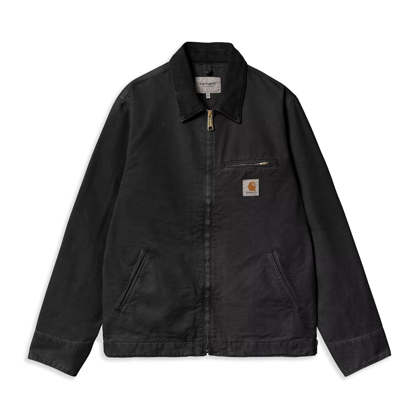 Carhartt WIP Detroit Jacket Black/Black stone canvas - I03481900E4O
