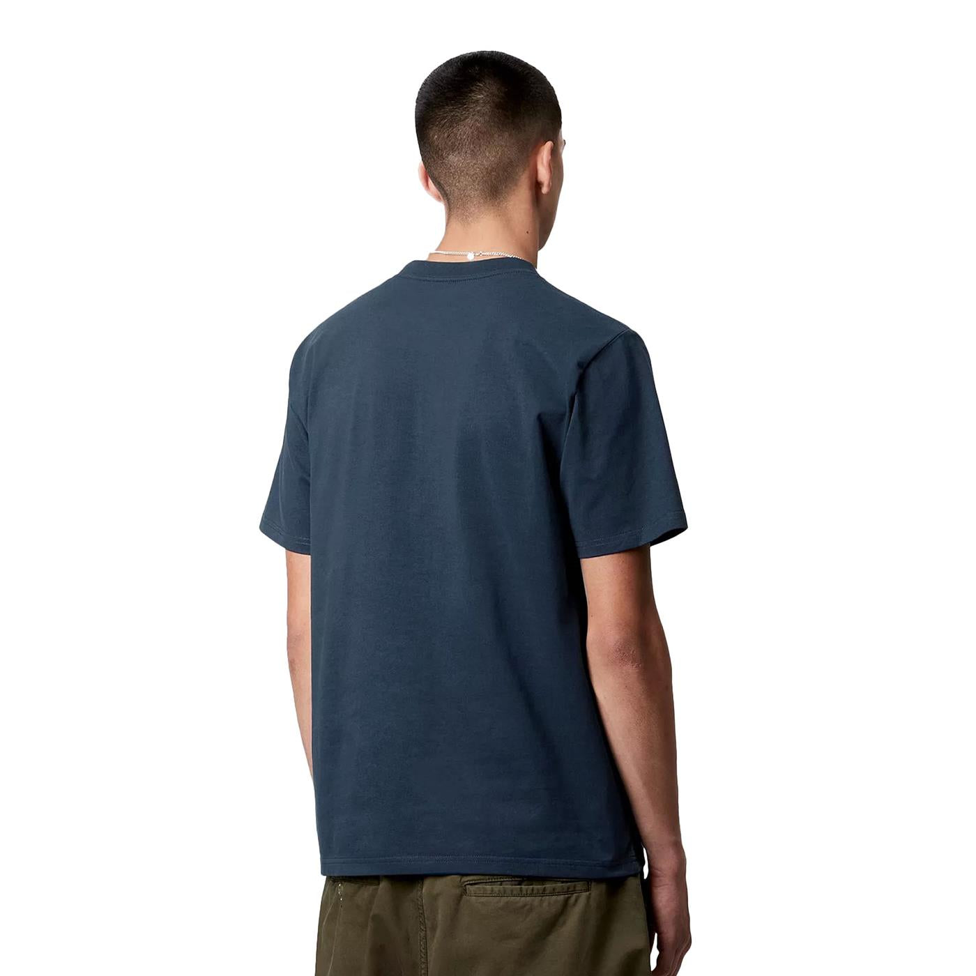 Carhartt WIP S/S University Script T-Shirt Ink/White - I0348522WRXX
