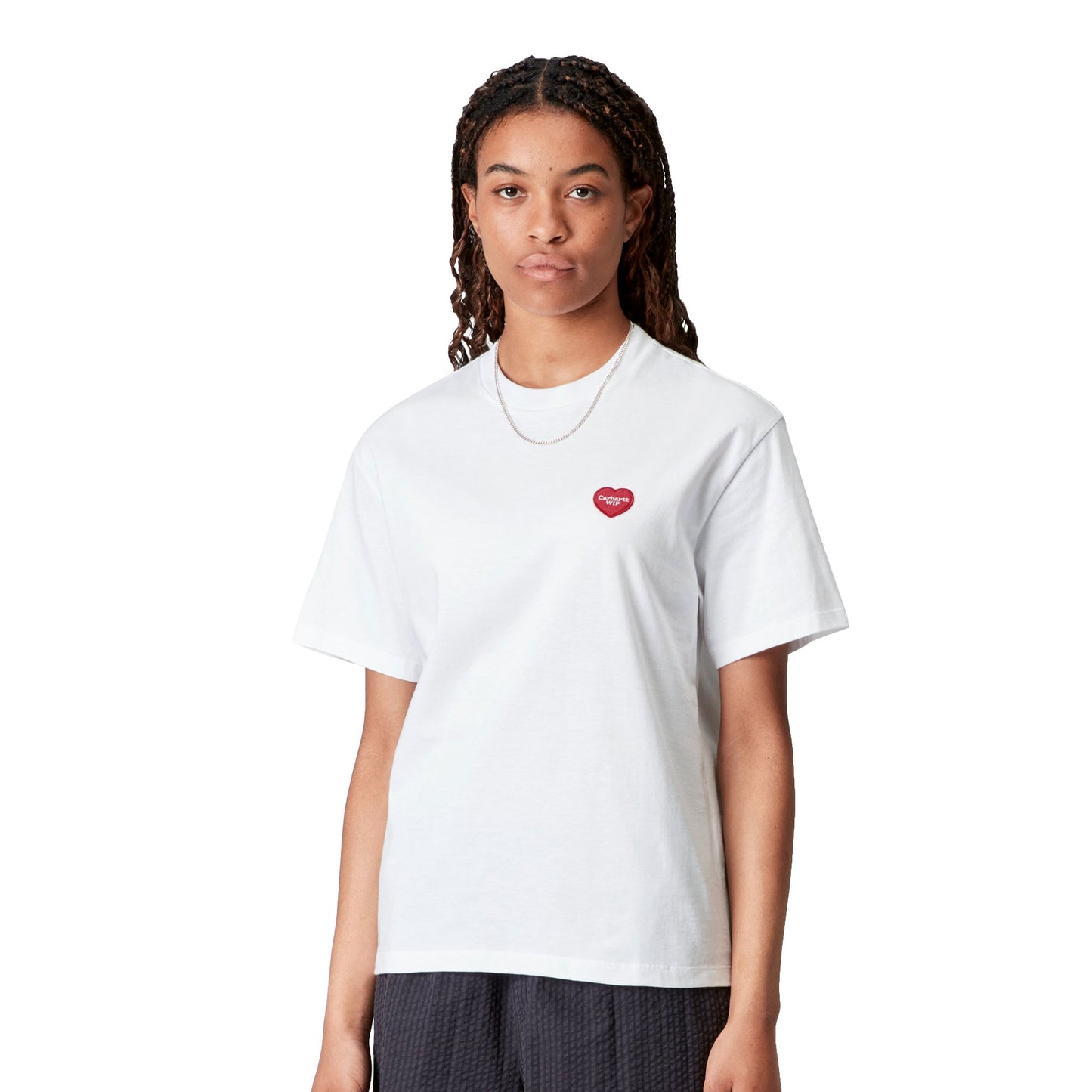Carhartt WIP W S/S Heart II Hartt T-Shirt White