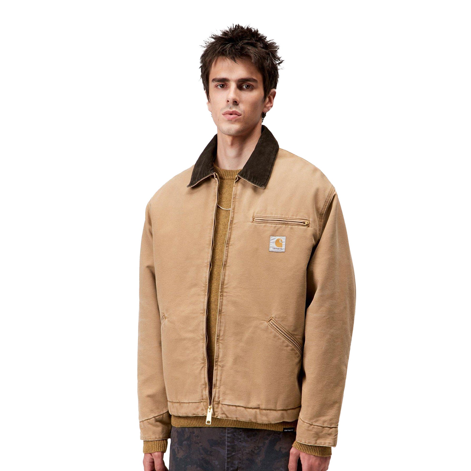 Carhartt WIP OG Detroit Jacket Hamilton Brown/Tobacco stone  - I03561400S4O