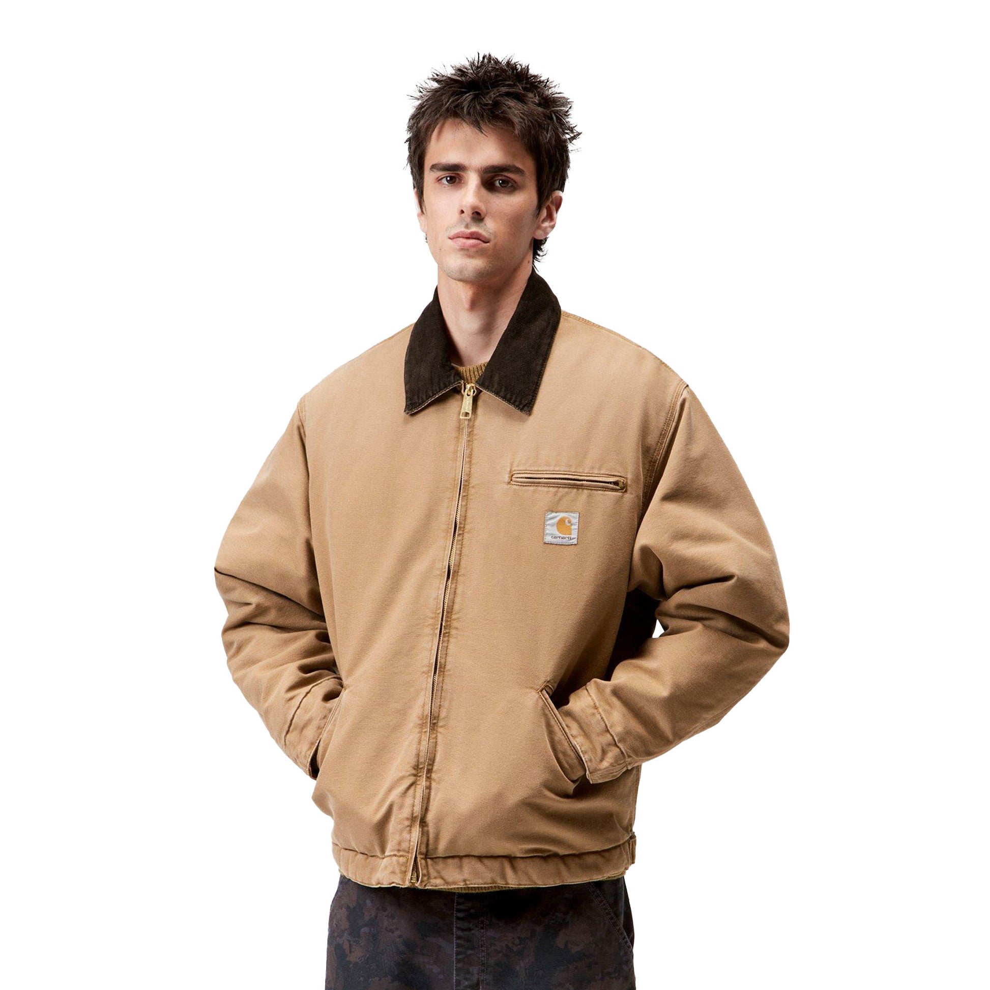 Carhartt WIP OG Detroit Jacket Hamilton Brown/Tobacco stone  - I03561400S4O