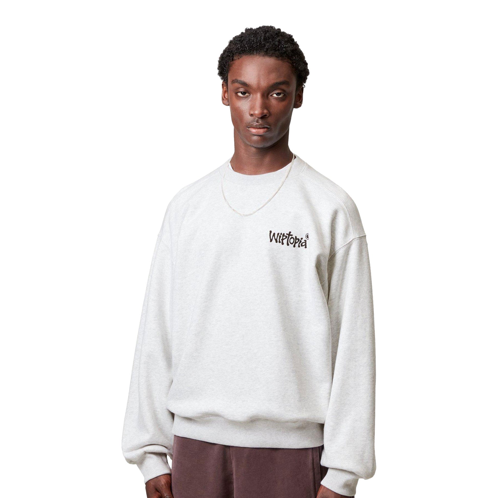 Carhartt WIP Wiptopia Sweat Ash Heather  - I035644482XX