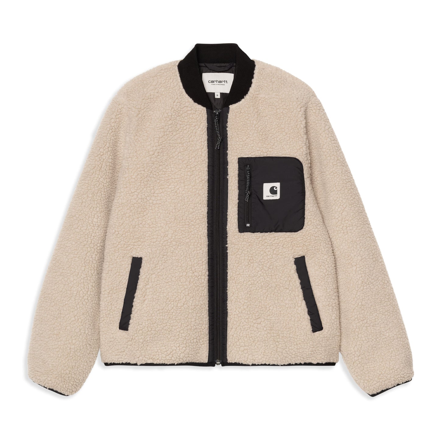 Carhartt WIP W Janet Liner Fleur De Sel/Black - I0356972NQXX