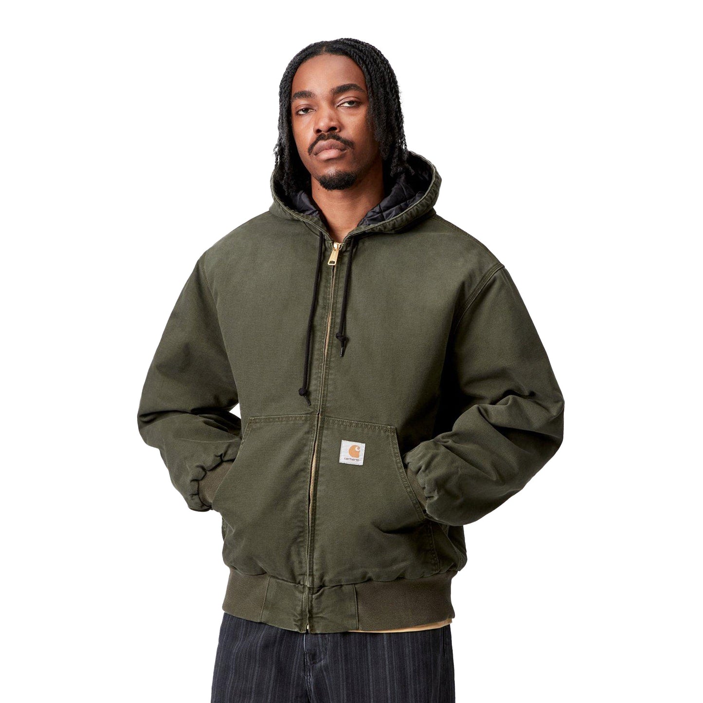 Carhartt WIP OG Active Jacket Olive stone canvas - I035891494O