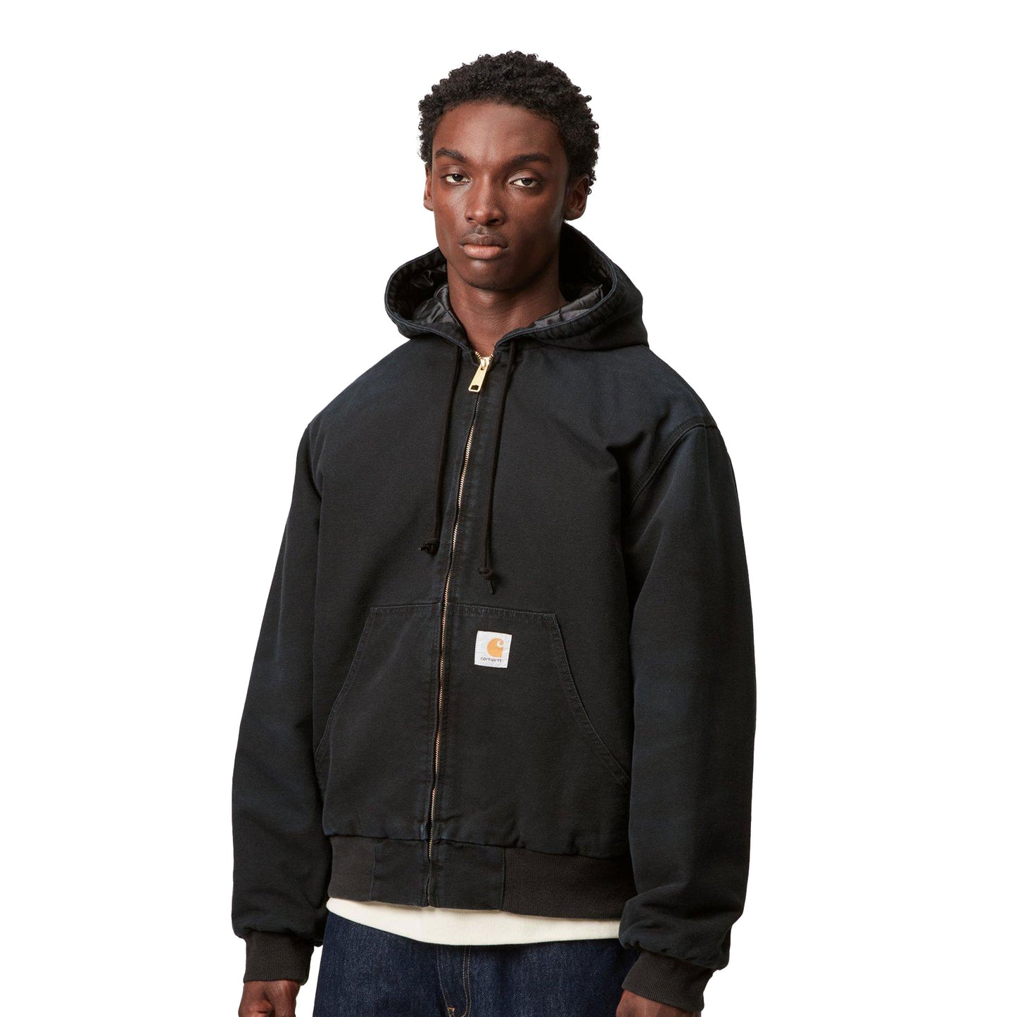 Carhartt WIP OG Active Jacket Black stone canvas - I035891894O