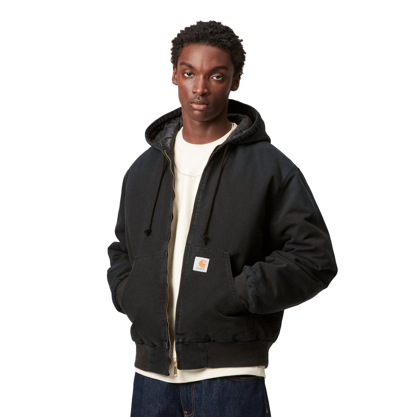 Carhartt WIP OG Active Jacket Black stone canvas - I035891894O