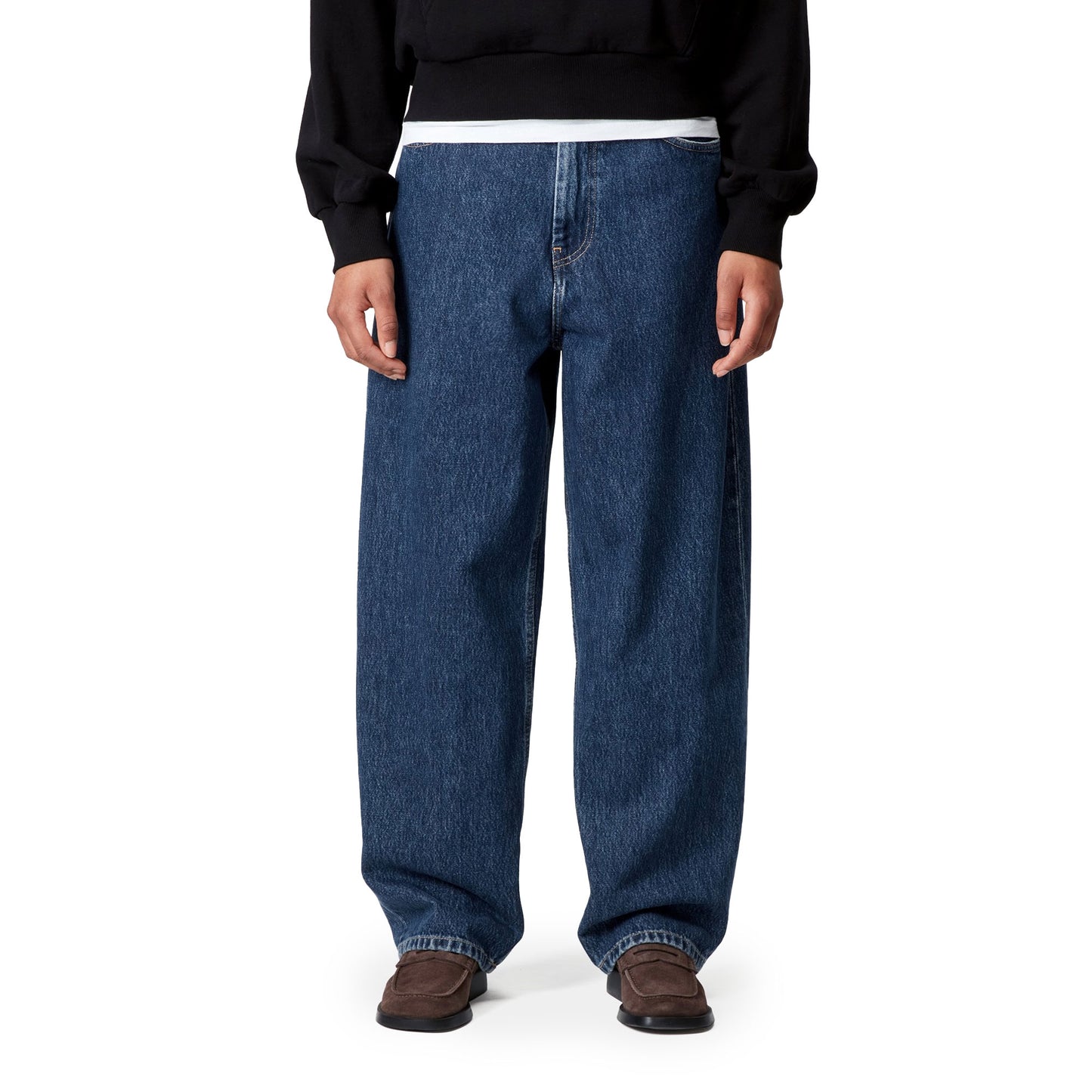 Carhartt WIP W Brandon Pant Blue stone washed - I0358920106