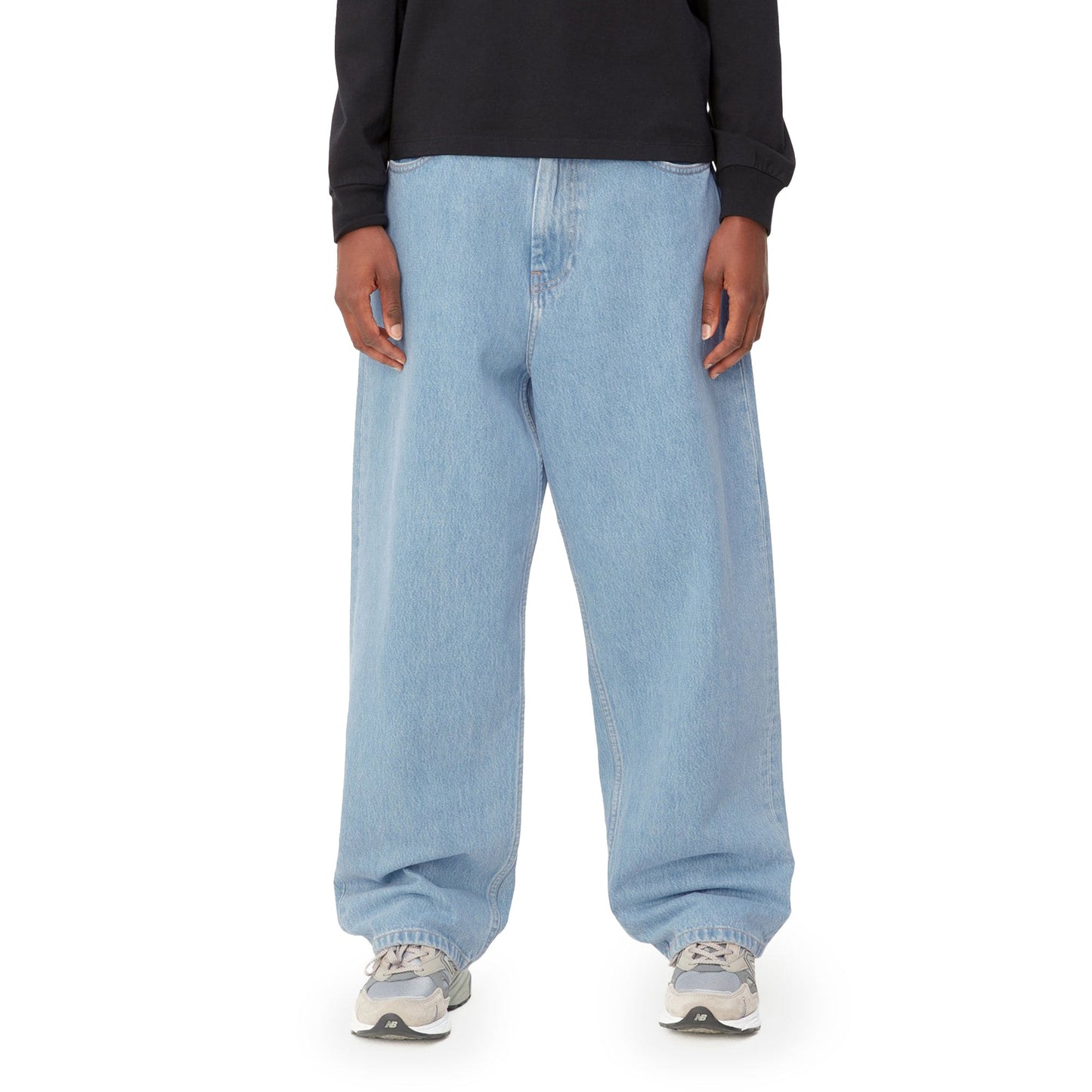 Carhartt WIP W Brandon Pant Blue stone bleached - I0358920112