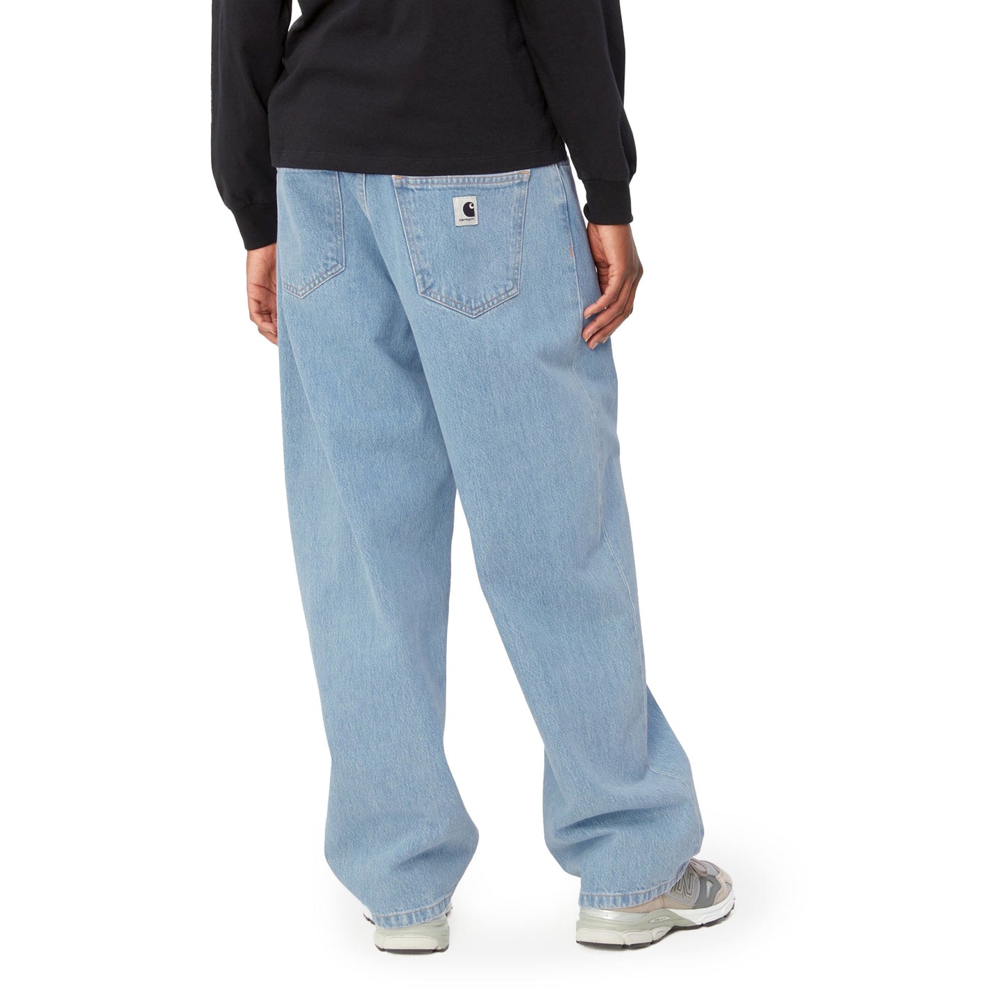Carhartt WIP W Brandon Pant Blue stone bleached - I0358920112
