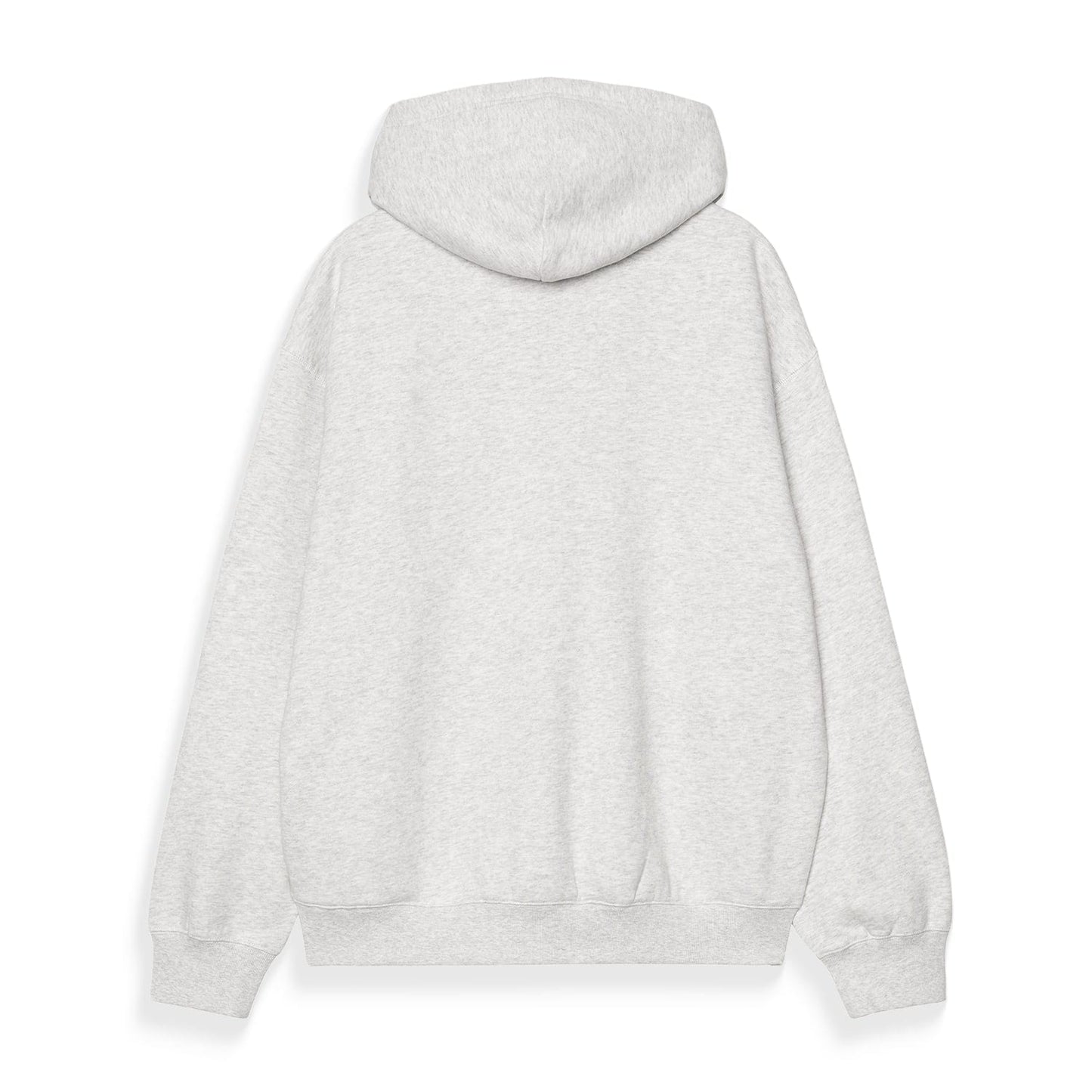 Carhartt WIP Hooded WIP Label Sweat Jacket Ash Heather - I036347482XX