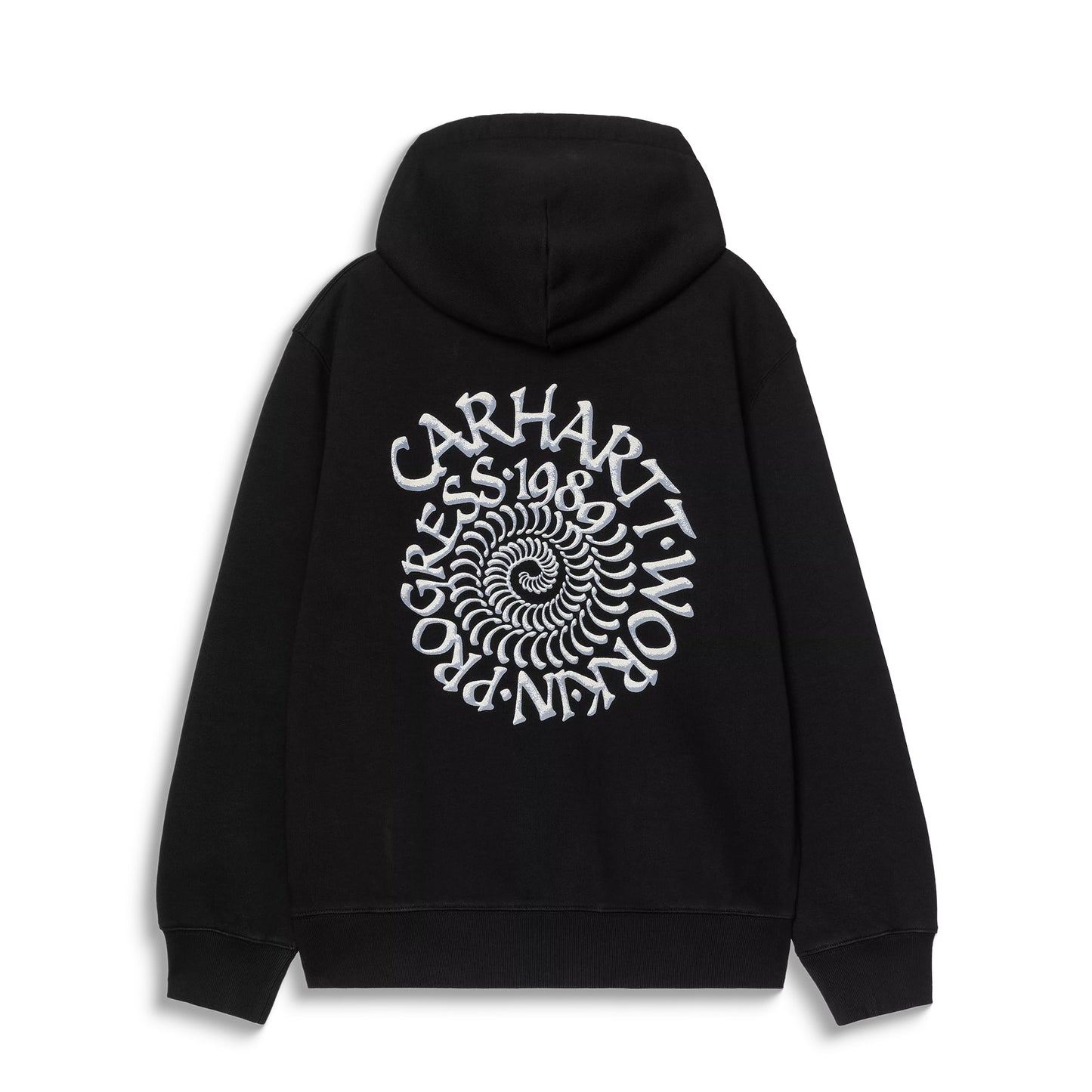 Carhartt WIP Hooded Spiral Sweat Black - I03637689XX