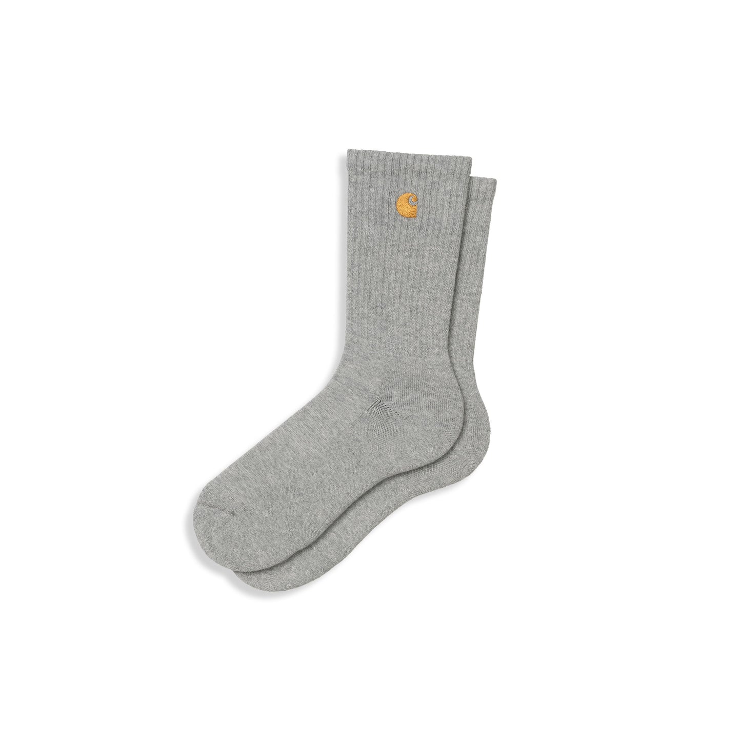 Carhartt WIP Chase Socks Grey Heather/Gold - I03674700MXX