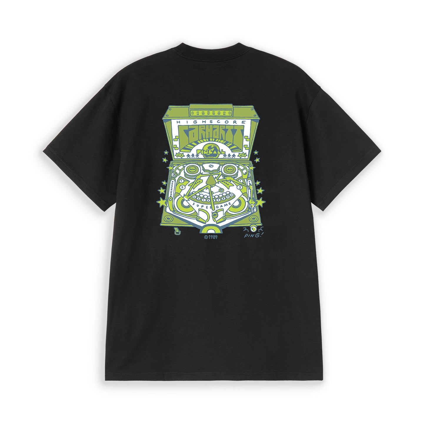 Carhartt WIP S/S Pinball T-Shirt Black - I03689189XX