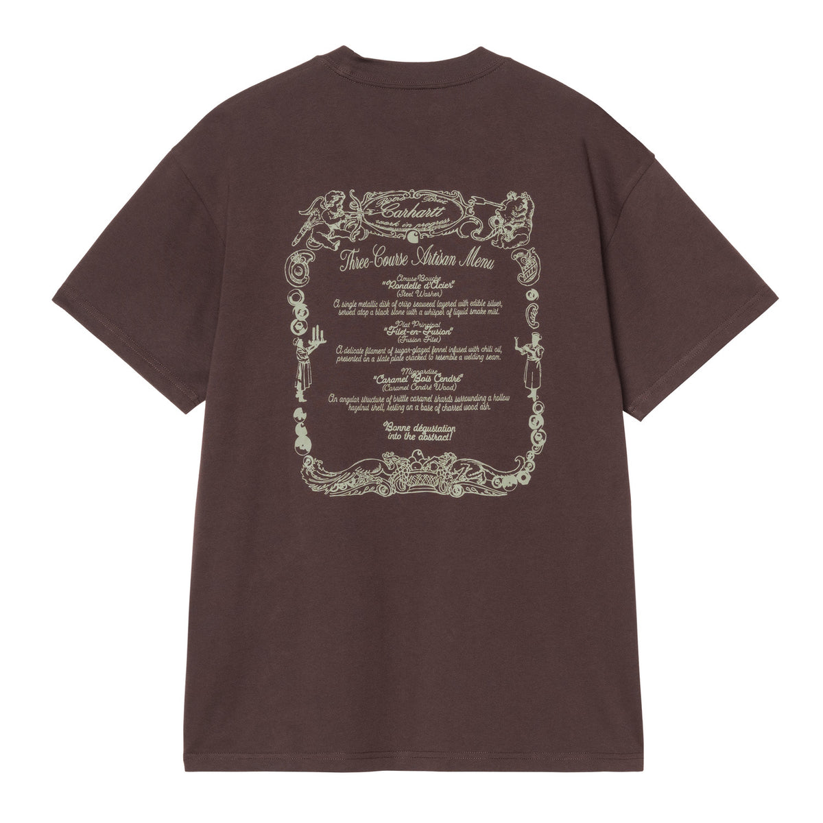 Carhartt WIP S/S Chez WIP T-Shirt Palisander - I03726033HXX
