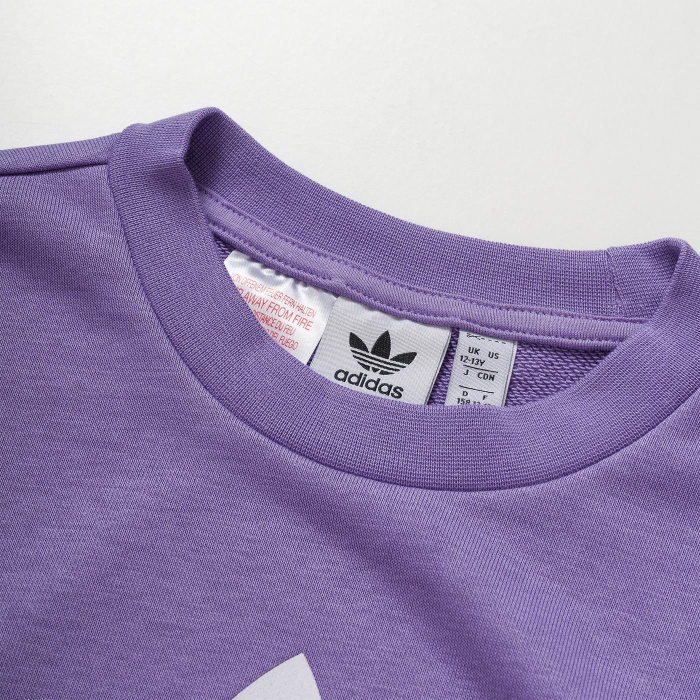 Adidas Originals Trefoil Crew Magic Lilac  - IB9975