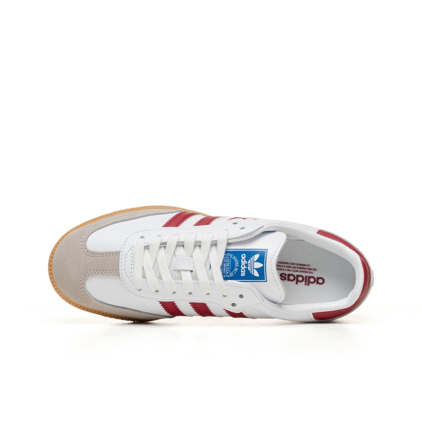 Adidas Originals Samba OG Ftwr White/Collegiate Burgundy/Gum - IF3813