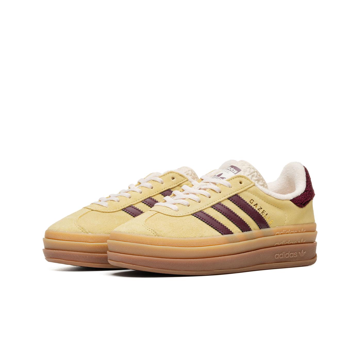 Adidas Originals Gazelle Bold W Almost Yellow/Maroon/White - IF5937