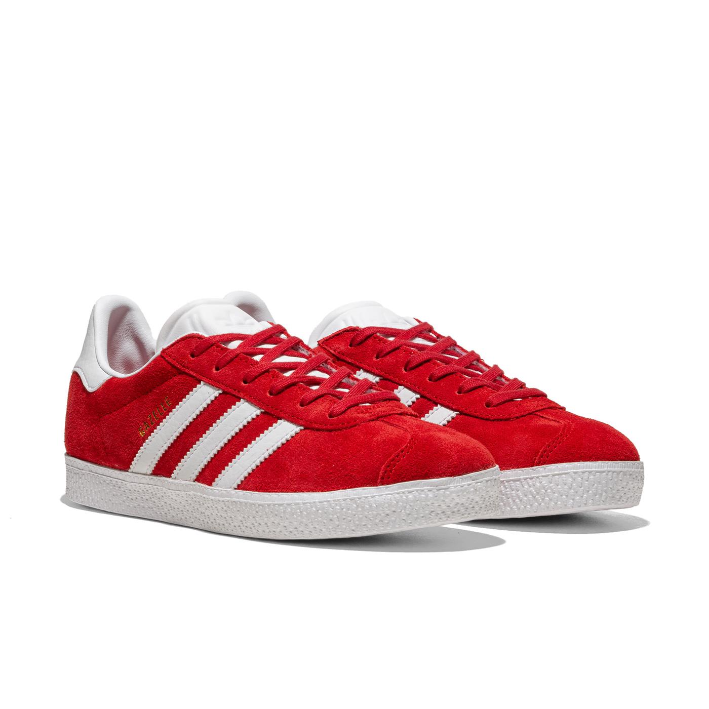 Adidas Originals Gazelle J Better Scarlet/Ftwr White/Gold - IF9804