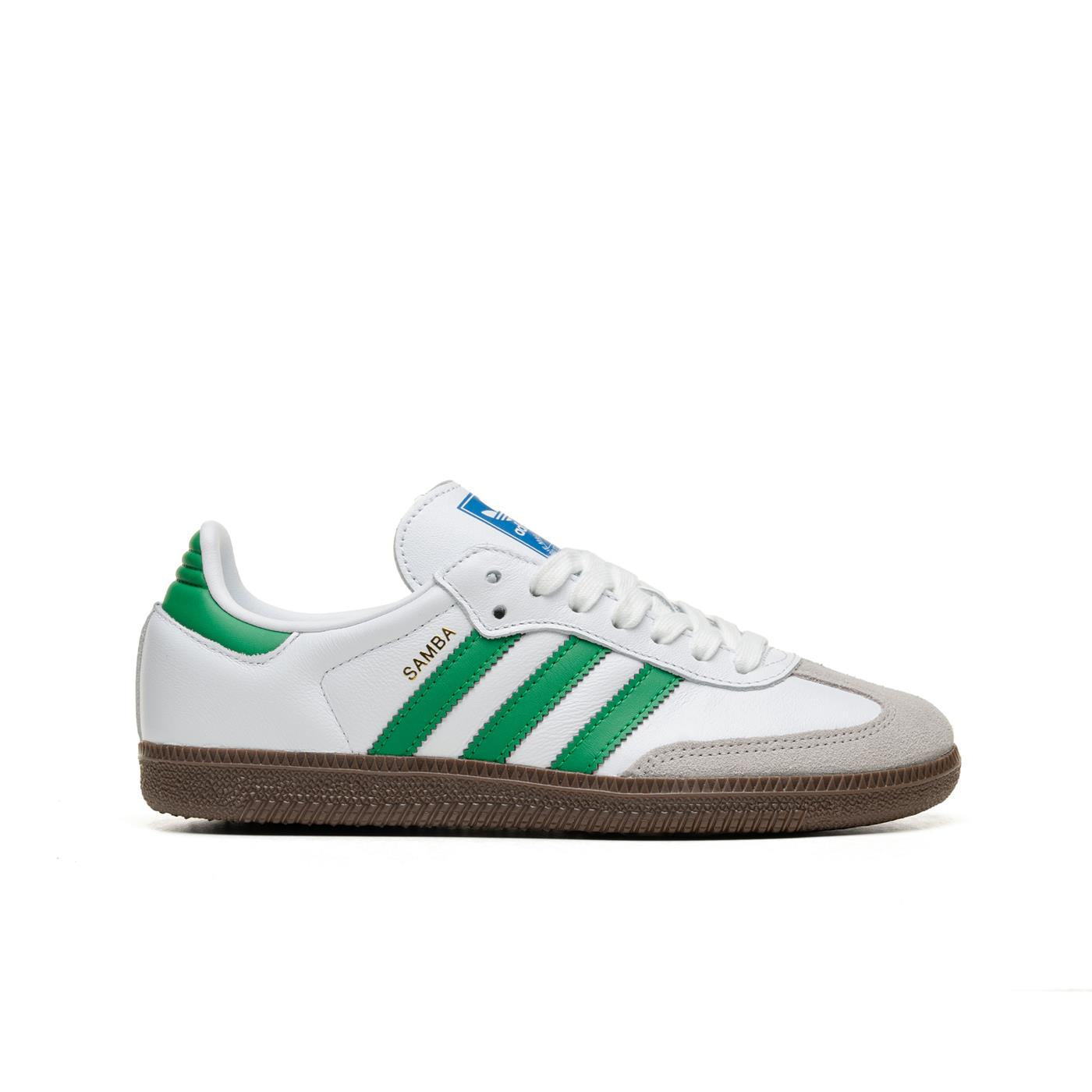 Adidas Originals Samba OG Cloud White/Green/Gum5 - IG1024