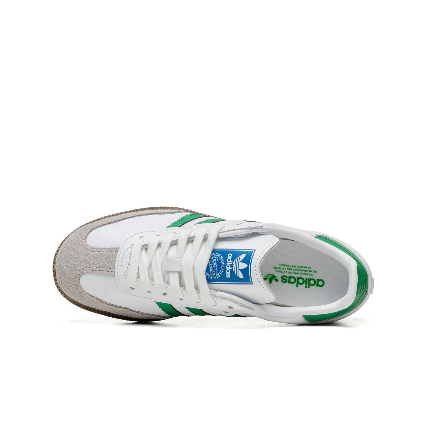 Adidas Originals Samba OG Cloud White/Green/Gum5 - IG1024