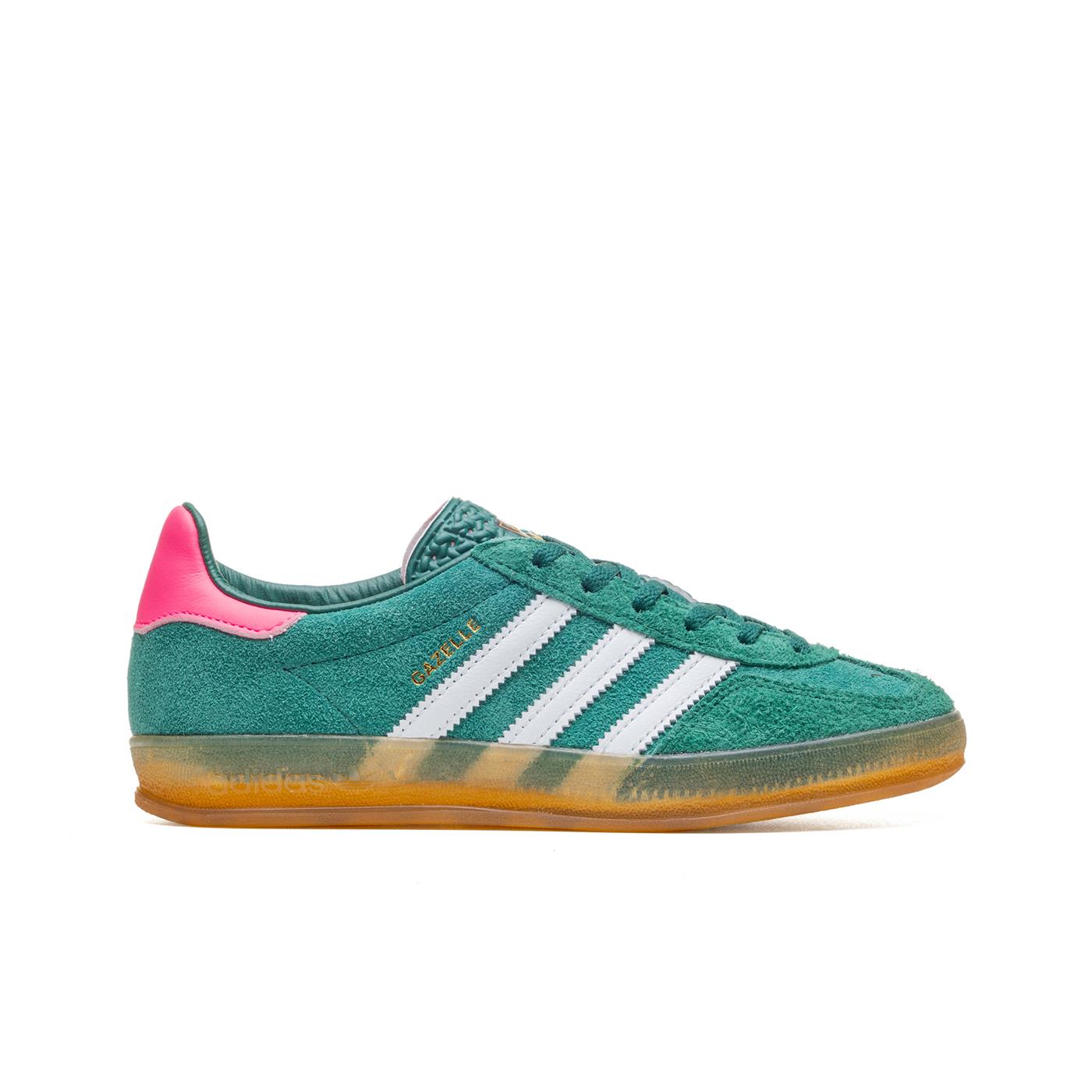 Adidas Originals Gazelle Indoor W Verde Colegial/Blanco