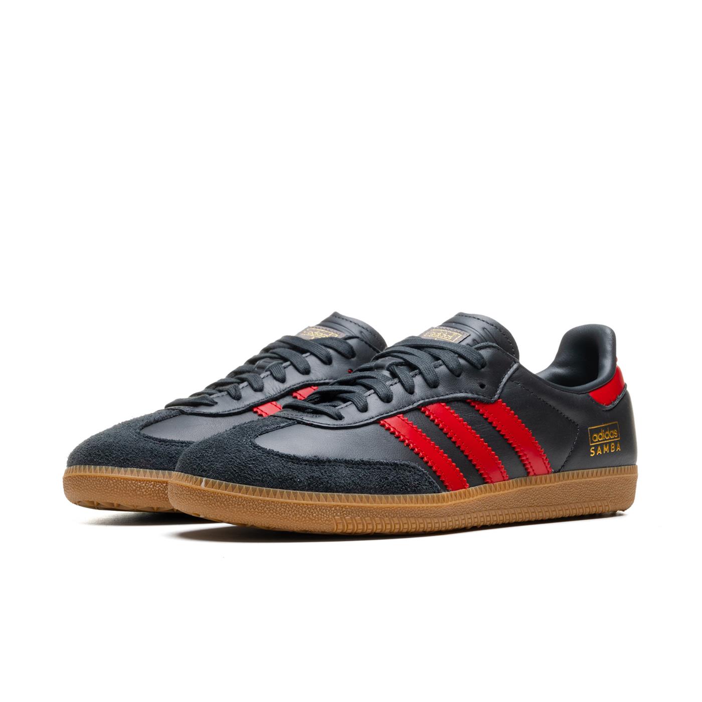 Adidas Originals Samba OG Carbon/Better Scarlet/Gum - IG6173