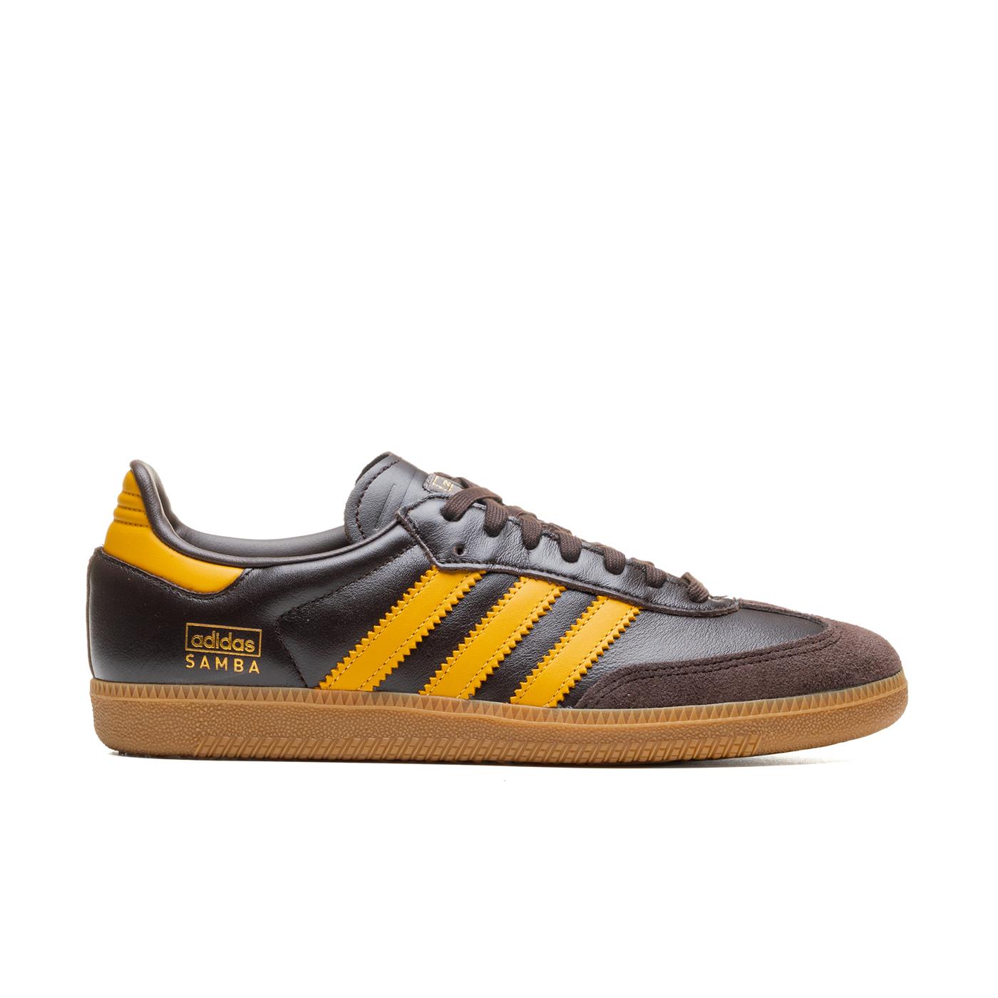 Adidas Originals Samba OG Dark Brown/Preloved Yellow/Gum - IG6174