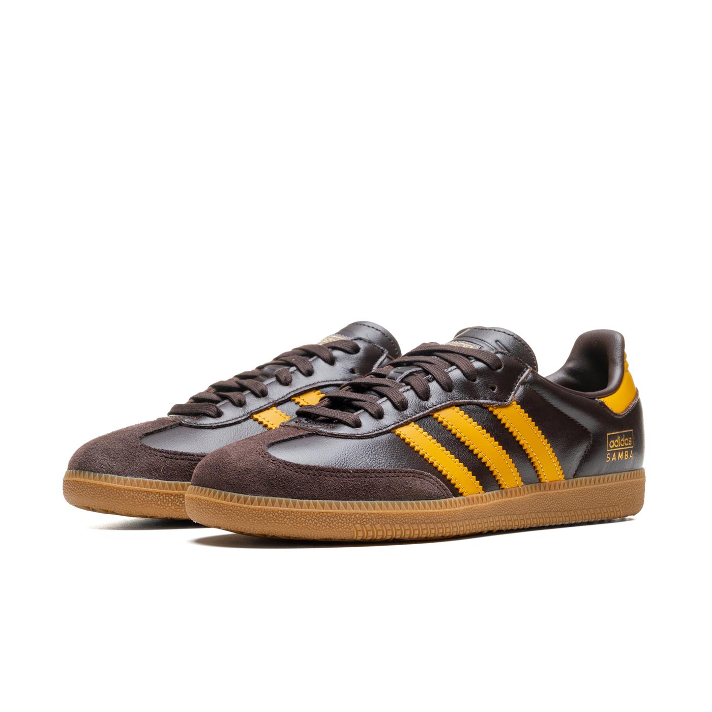 Adidas Originals Samba OG Dark Brown/Preloved Yellow/Gum - IG6174