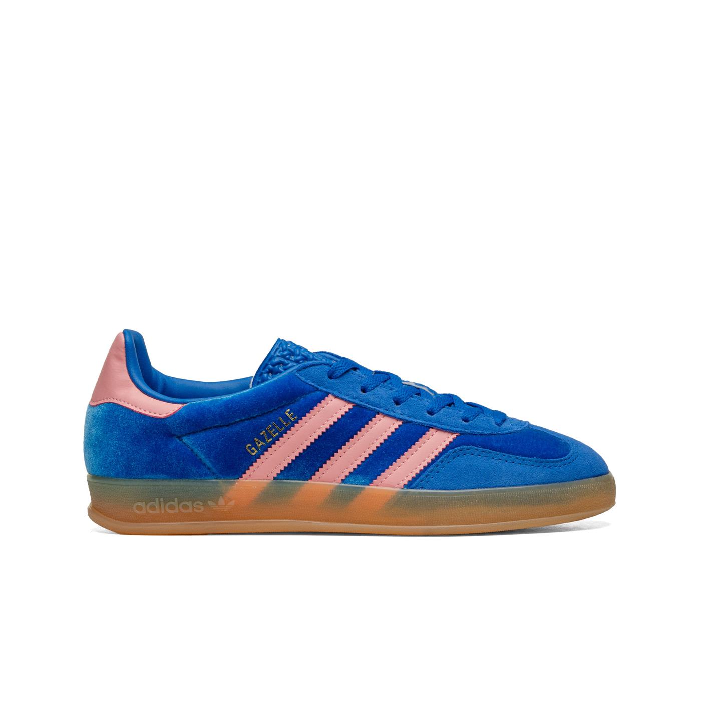 Adidas Originals Gazelle Indoor W Blue/Semi Pink Spark/Gum - IG6785