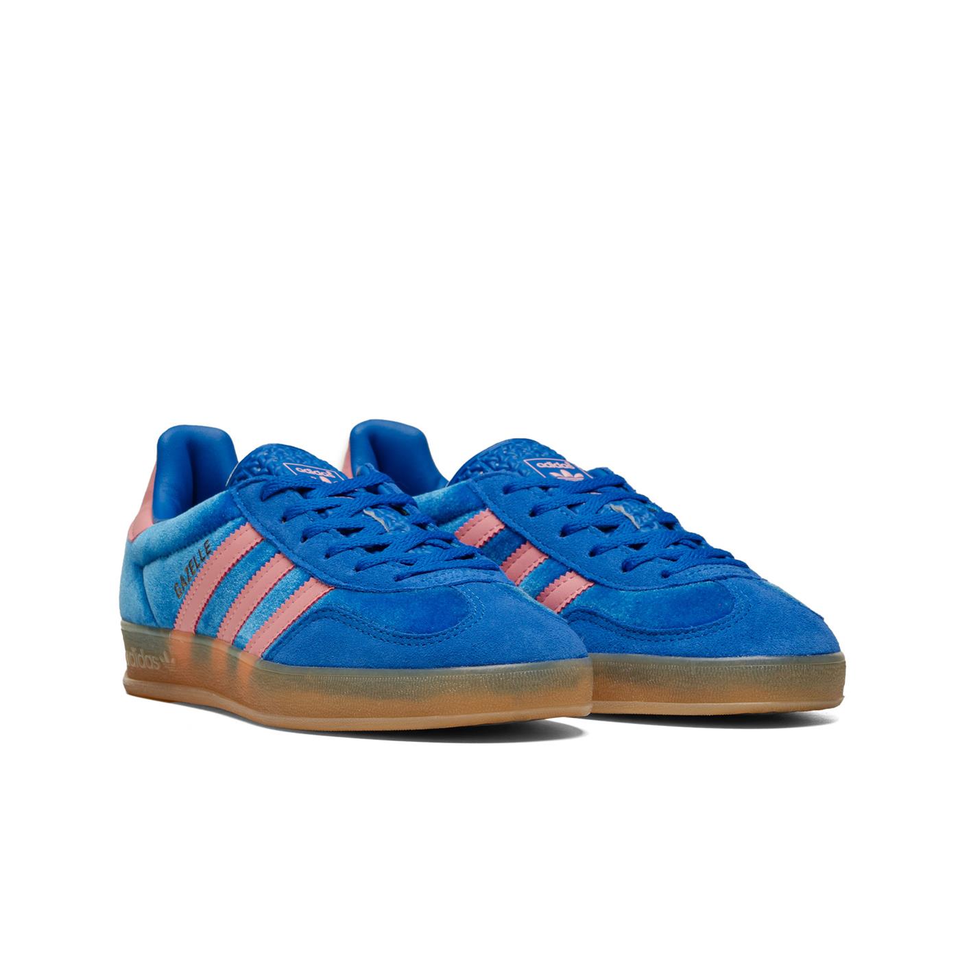 Adidas Originals Gazelle Indoor W Blue/Semi Pink Spark/Gum - IG6785