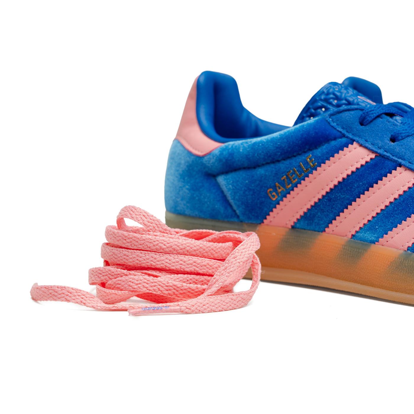 Adidas Originals Gazelle Indoor W Blue/Semi Pink Spark/Gum - IG6785