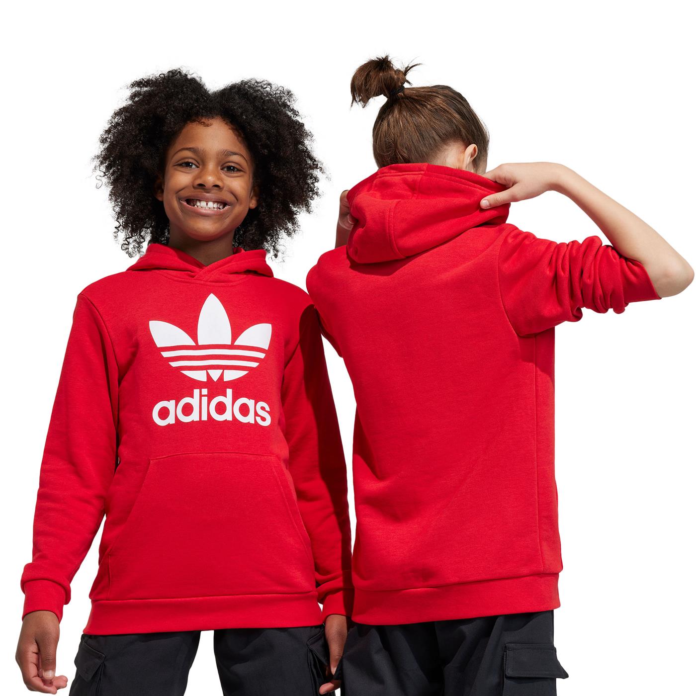 Adidas Originals Trefoil Hoodie Better Scarlet - IJ7201