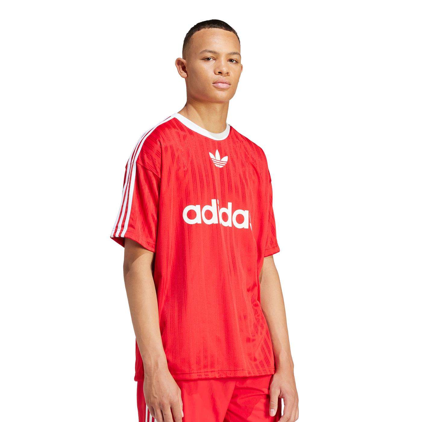 Adidas Originals Adicolor Poly Tee Better Scarlet/White - IM9458
