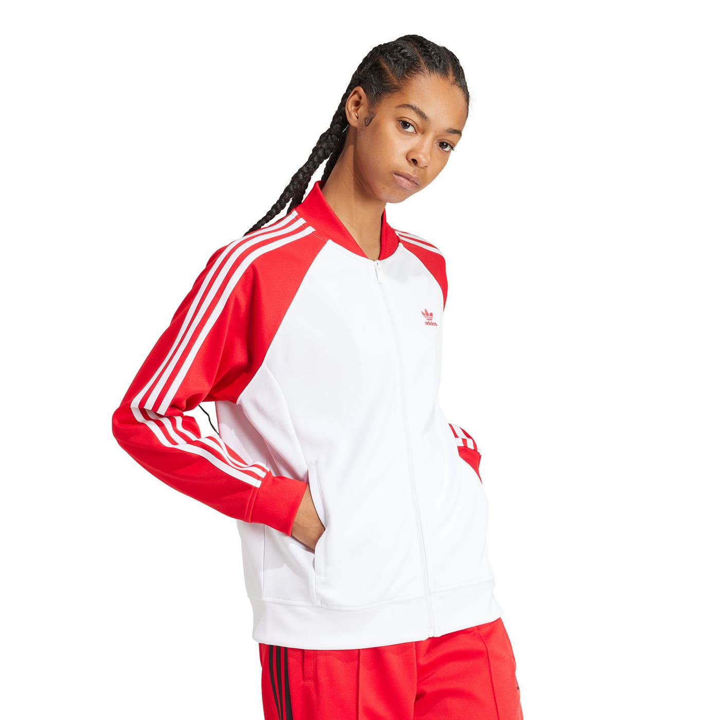 Adidas Originals SST TT Loose White/Better Scarlet - IM9810