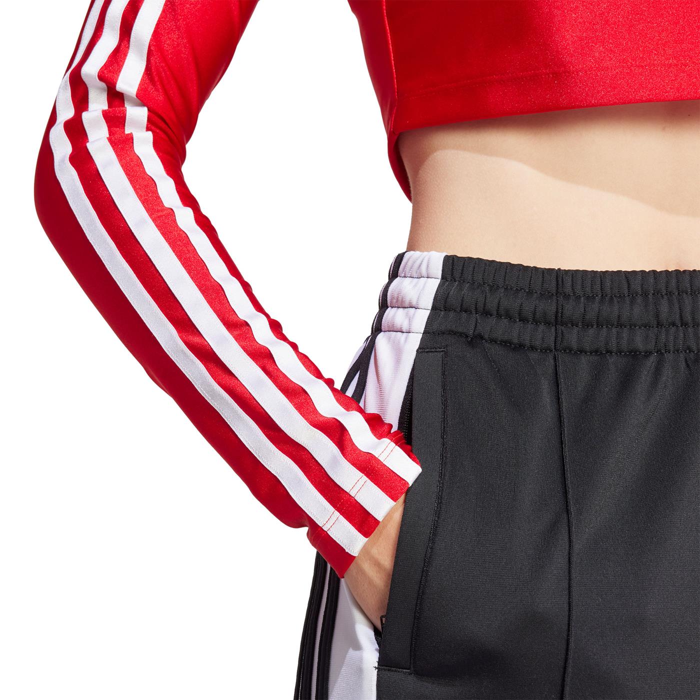 Adidas Originals 3 S Cropped LS Better Scarlet - IR8132