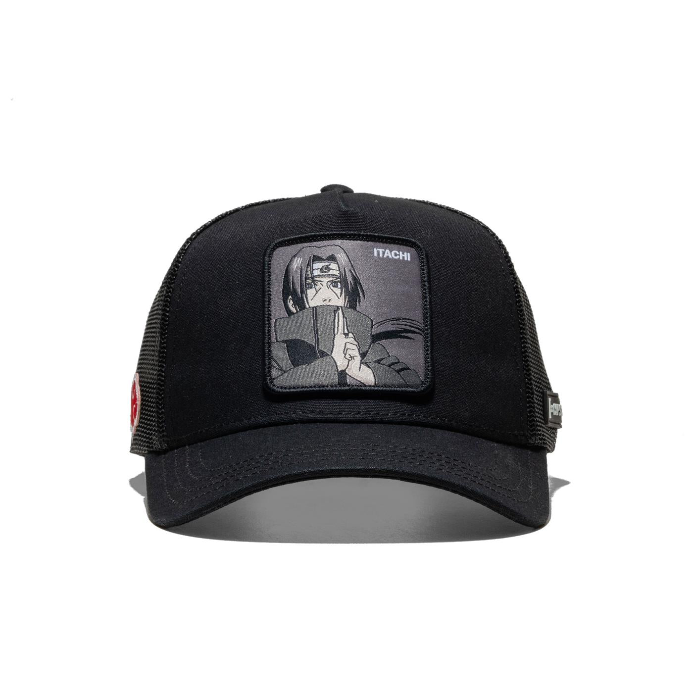 Capslab Naruto Shippuden Itachi Trucker Cap Black  - ITA_CT