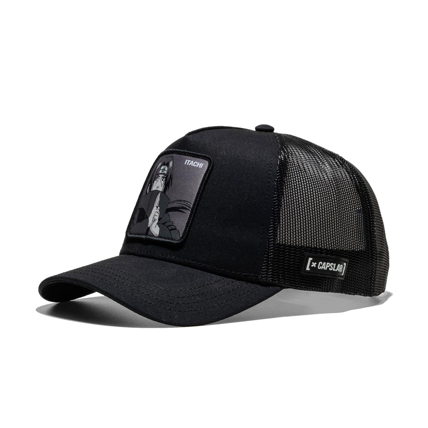 Capslab Naruto Shippuden Itachi Trucker Cap Black  - ITA_CT