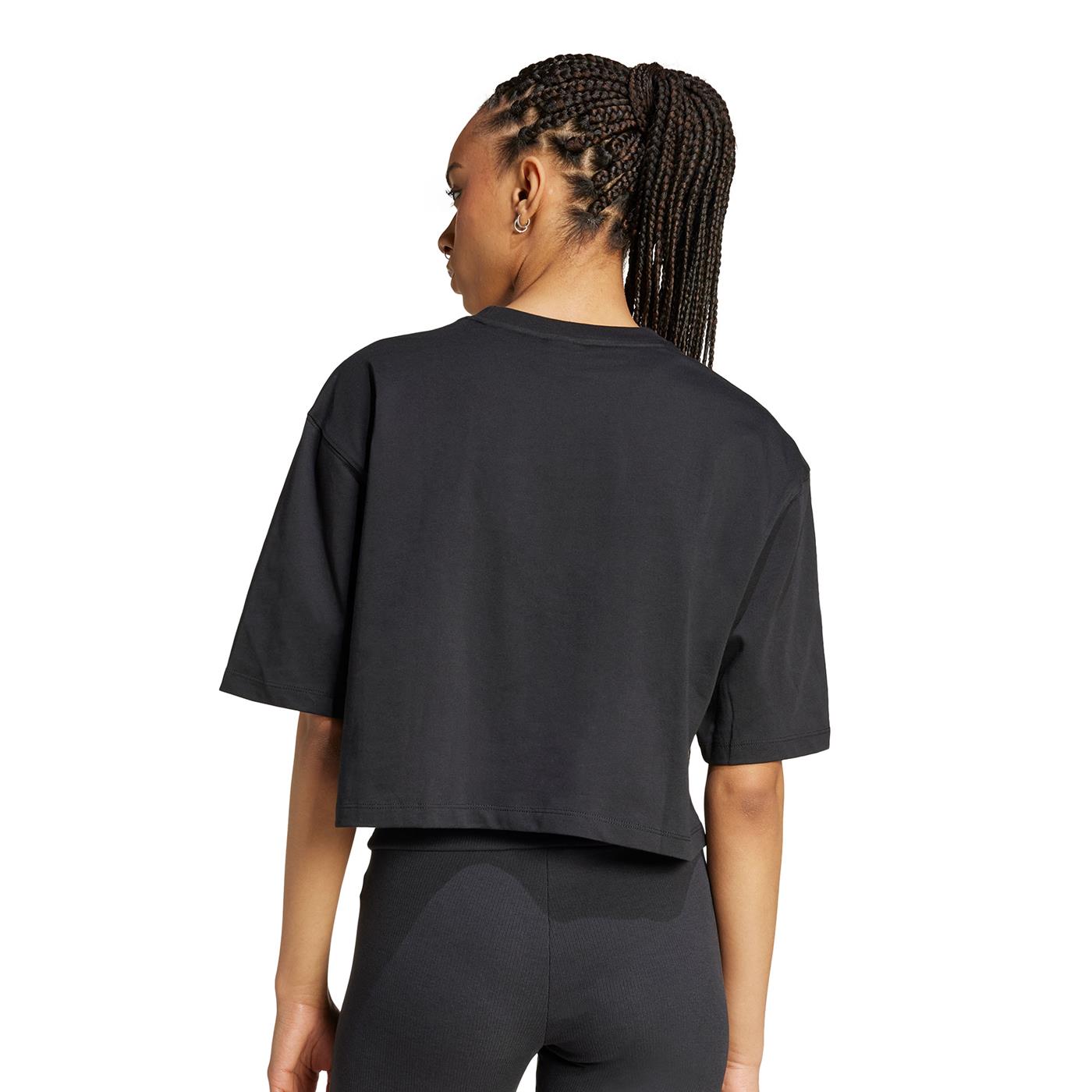 Adidas Originals Essentials Crop Tee Black  - IW5706