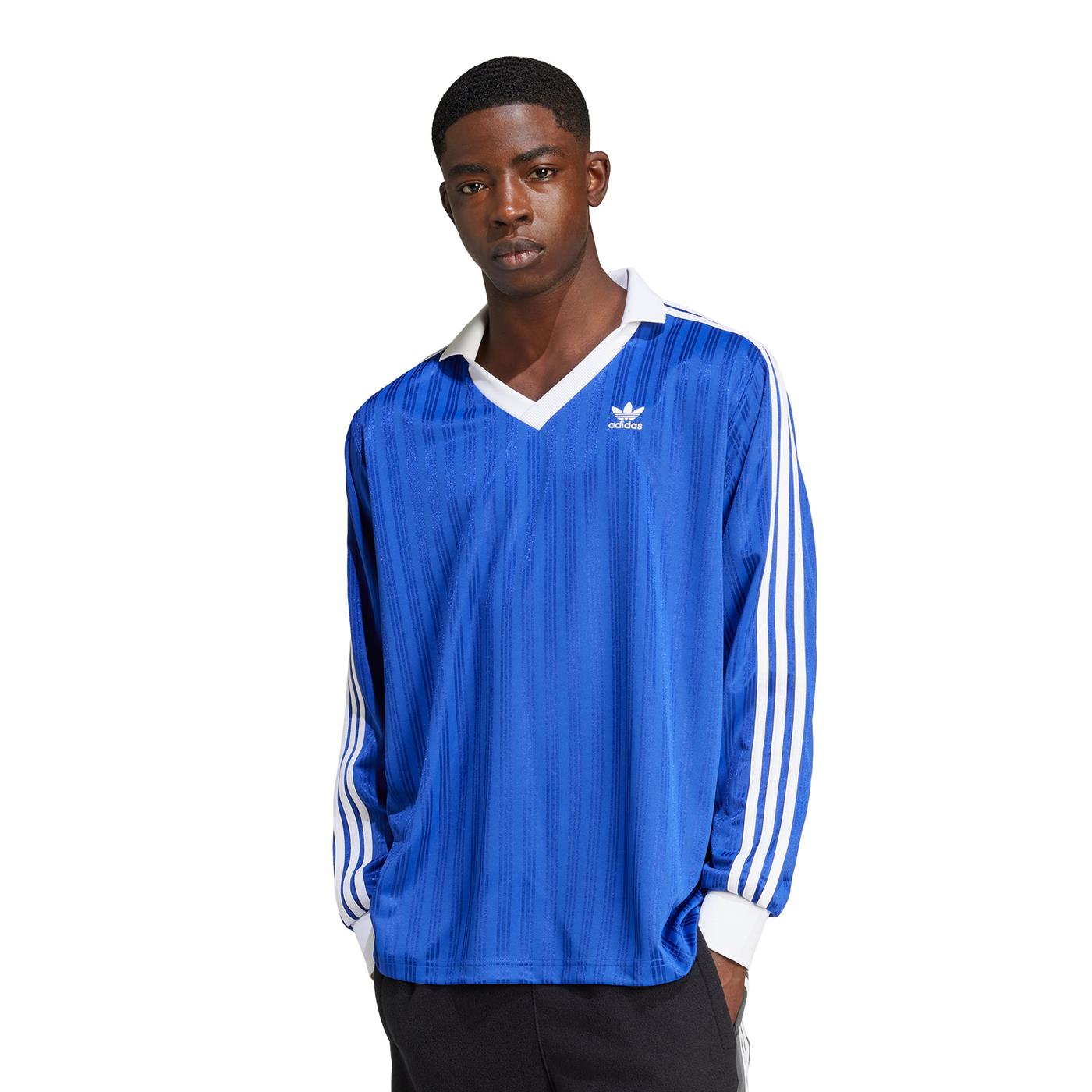 Adidas Originals Piqué LS Jersey Semi Lucid Blue - IX5227