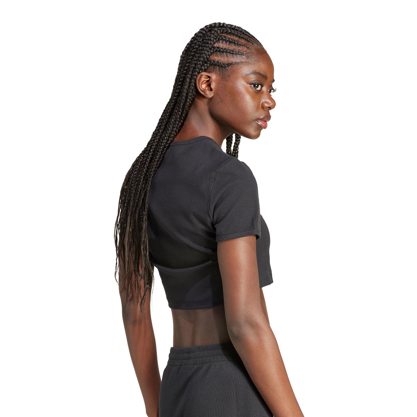 Adidas Originals Essential Rib Tee Black  - IY9664